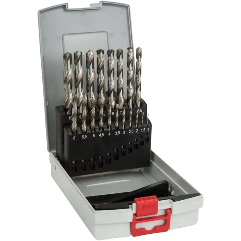 Bosch HSS-G Metal Drill Bit Set 1-10mm 19pcs