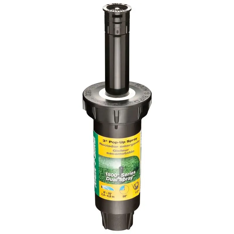 1800 Series 3 in. Dual Spray Quarter Circle Sprinkler.23 / each