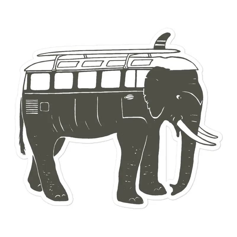 Easy Ride Elephant Sticker33