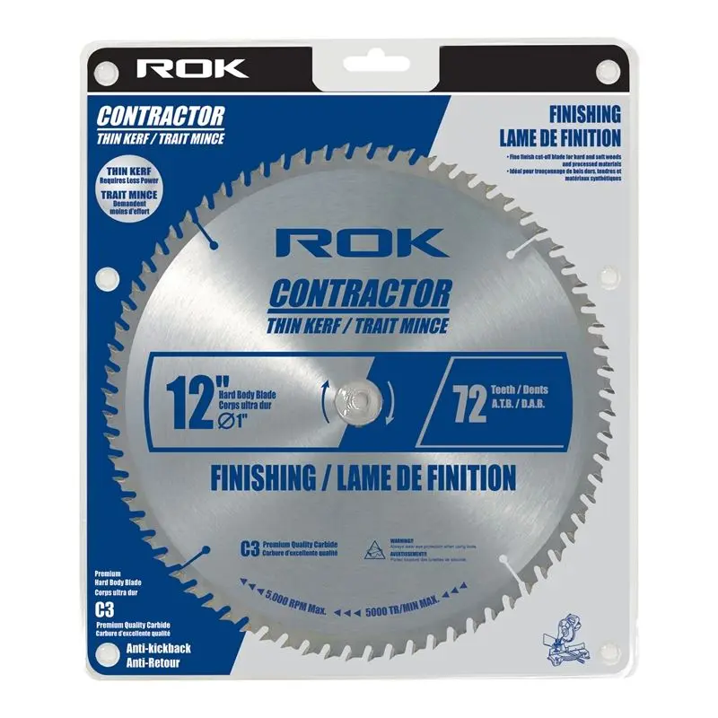 ROK 12X72 FINISHING BLADE T.K.
