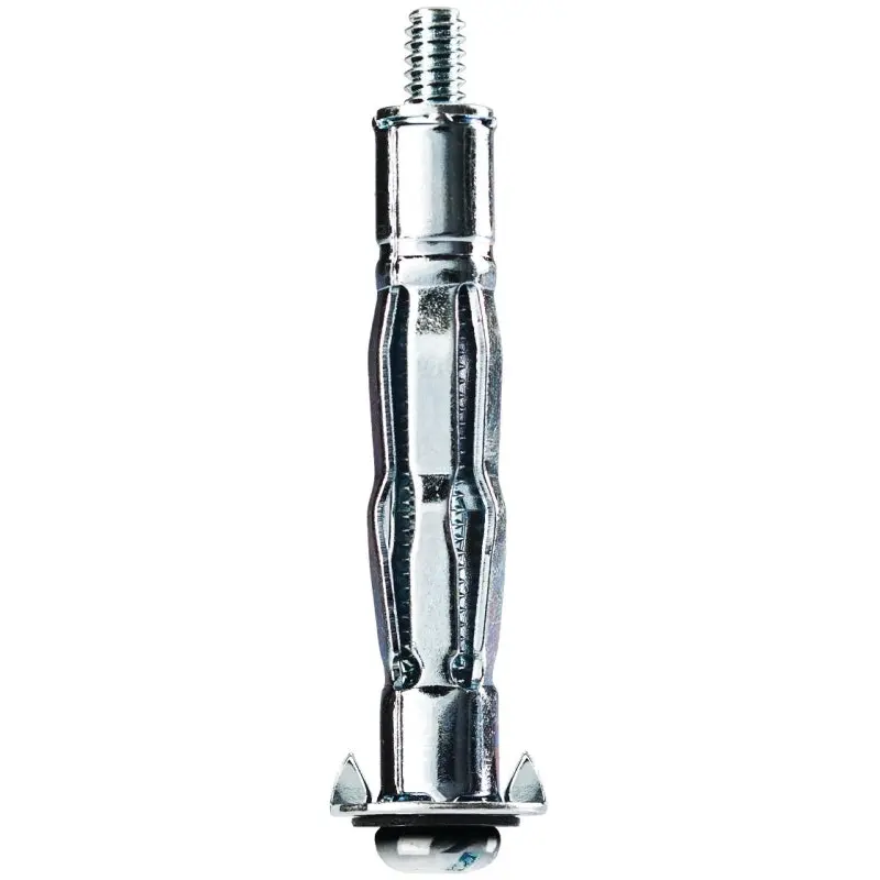 Cobra Anchors 137Y Hollow Wall Anchor, #6-32 Thread, Steel, Plated, 90 lb