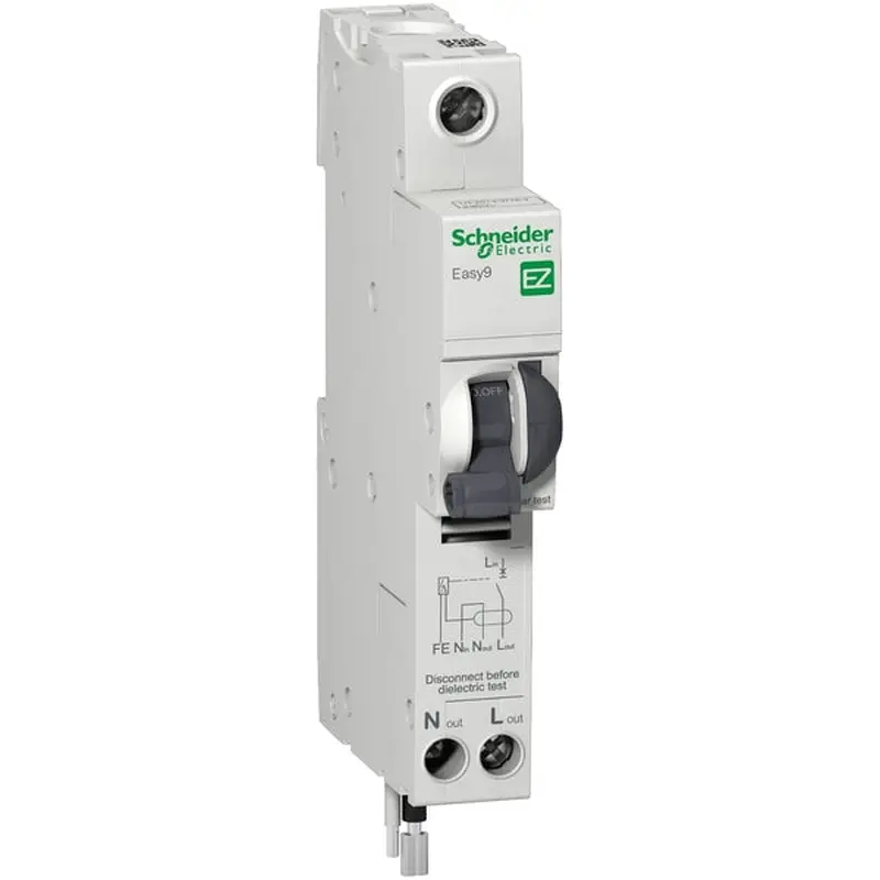 Easy9 25A c 6000a 30mA RCBO| EZ9D56825