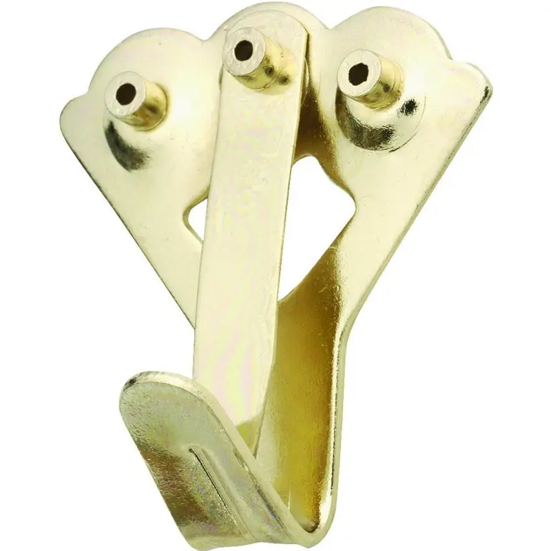 OOK 53102 Tremor Hanger, 75 lb, Steel, Brass, Gold