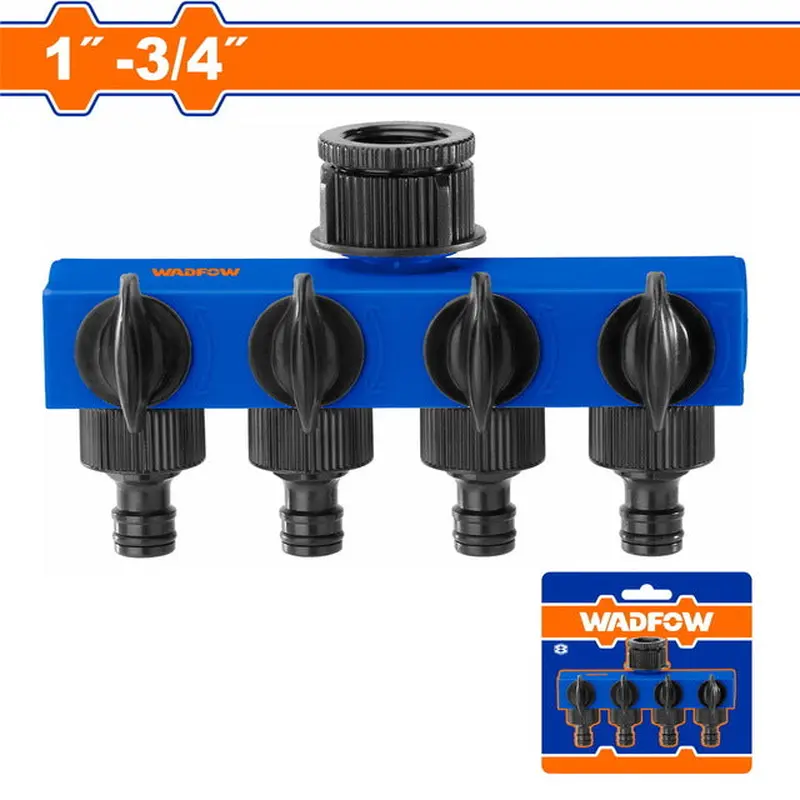 WADFOW Plastic Hose Connector 1" - 3/4"