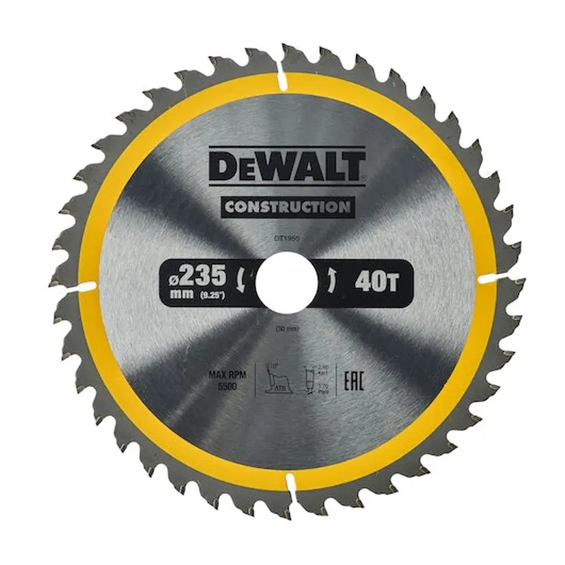 DEWALT 235mm 40T Circular Saw Blade