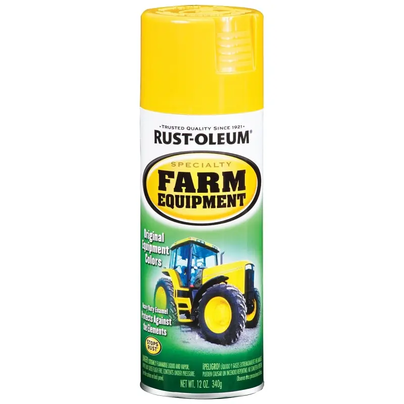 PAINT SPRAY FARM JD YEL 12OZ