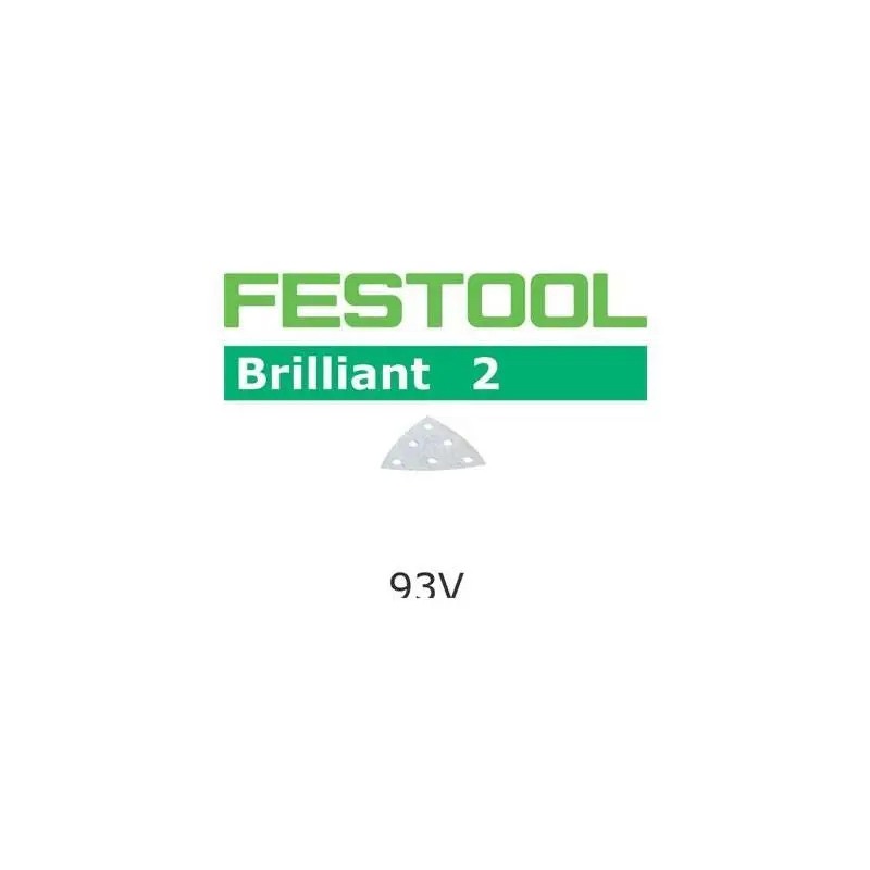 Festool | 492892 Abrasives, 93mm Brilliant2 P320 Grit, 100 Pack