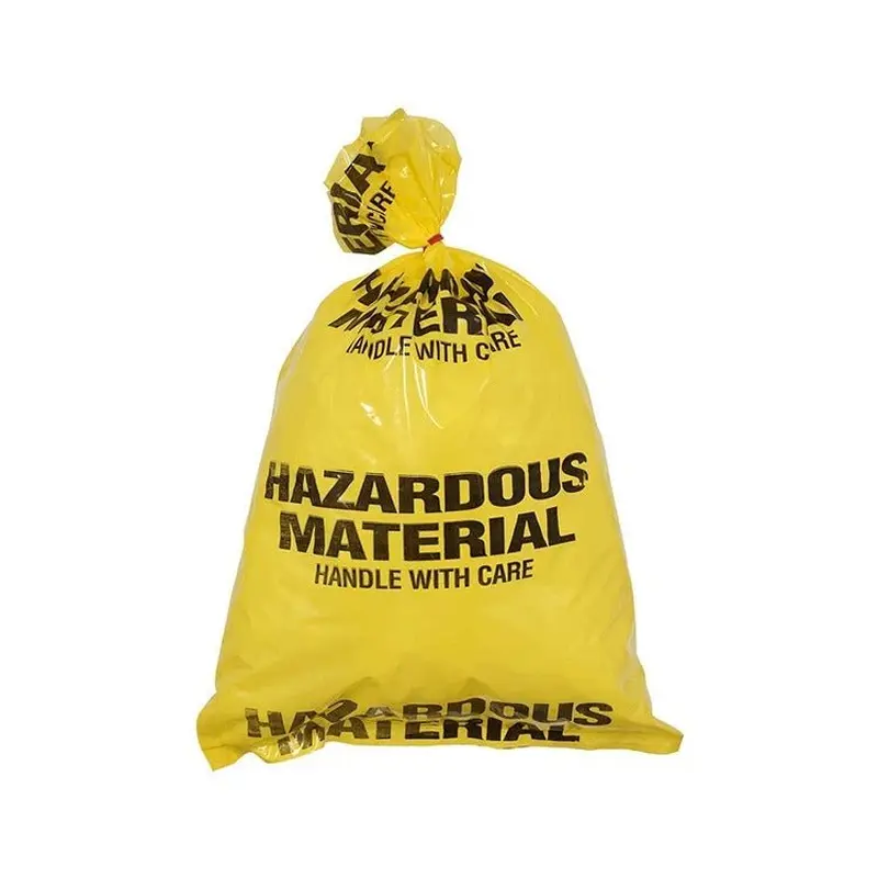 LDPE Hazardous waste bags/Industrial Garbage Bag/Chemical Disposal Bag