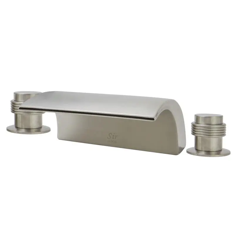 2-Handle Deck-Mount Roman Tub Faucet in Brushed Nickel4 / each