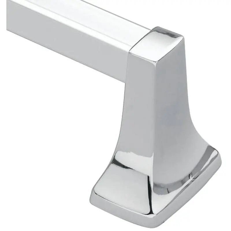Moen 2230 Towel Bar, 30 in L Rod, Aluminum, Chrome, Surface Mounting