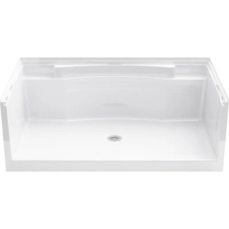 Accord 36 in. x 60 in. Single Threshold Shower Base in WhiteWhite / Center / 86.4