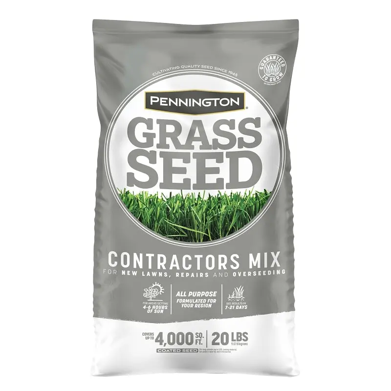 Pennington 100516637 Contractors Mix Grass Seed, 20 lb