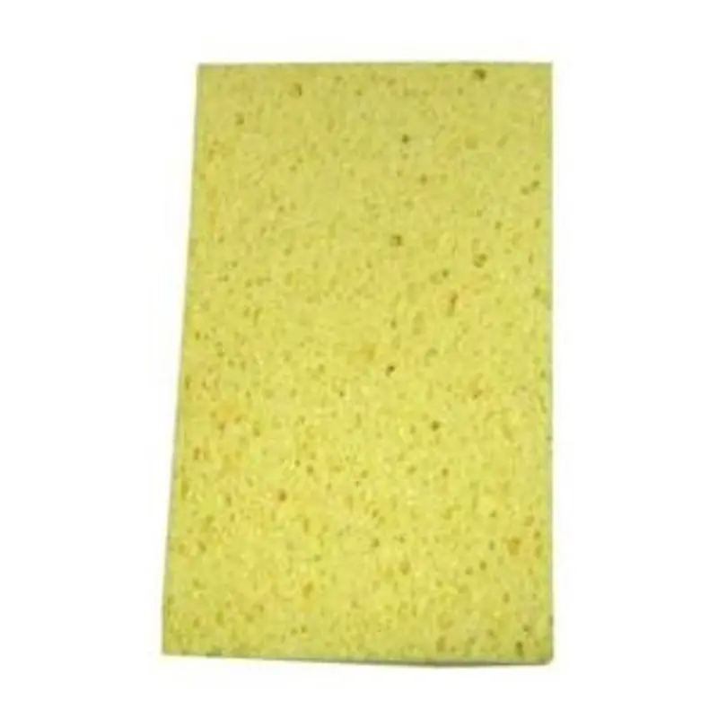 Richard 05665 Cellulose Sponge, 8 in L, 5 in W, 2-1/2 in Thick, Cotton Fiber/Wood, Yellow