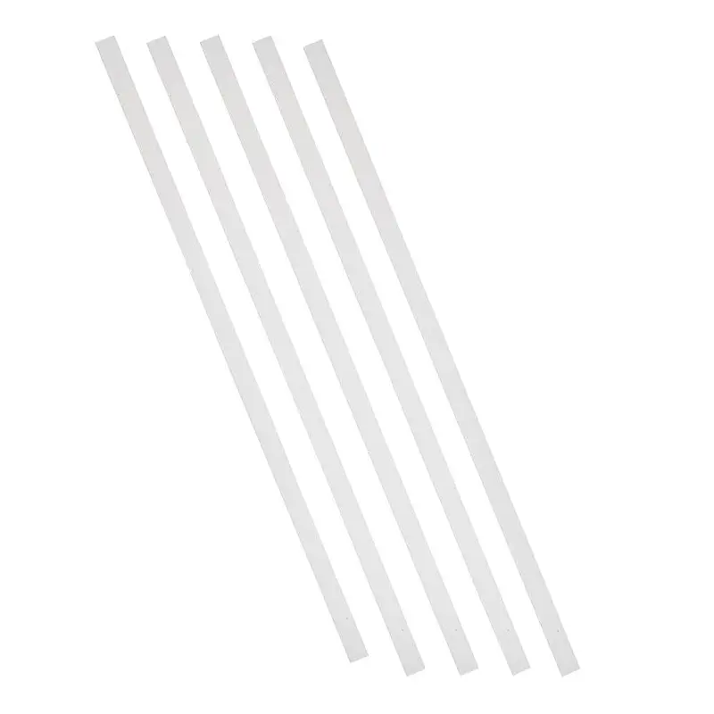 32 in. x 3/4 in. White Aluminum Square Deck Railing Baluster (5-Pack)White / 2.22 / 32 in