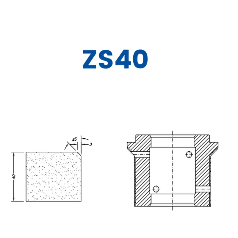 ZS40(40mm Single Chamfer)EHS Kit (All materials high speed) / 1