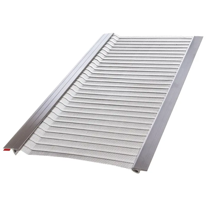 4 ft. L x 5 in. W Stainless Steel Micro-Mesh Gutter Guard (20-Pack).8 / each