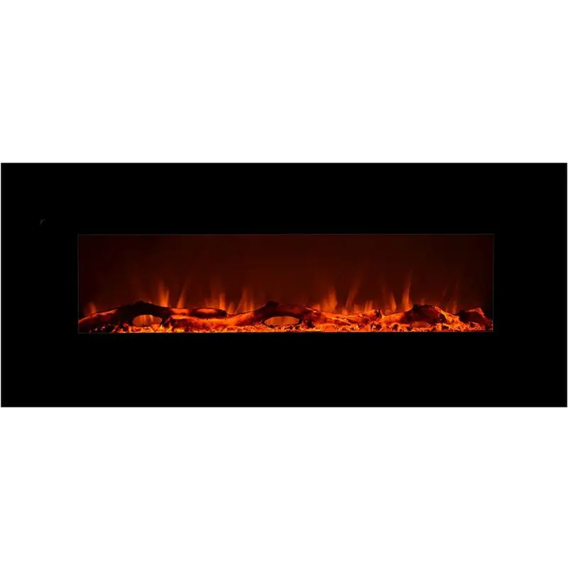 60 in. Wall-Mount Electric Fireplace in Black53 / box