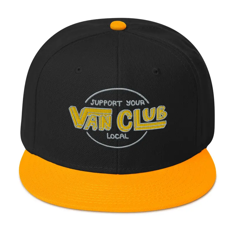 Support Your Local Van Club Snapback HatBlack