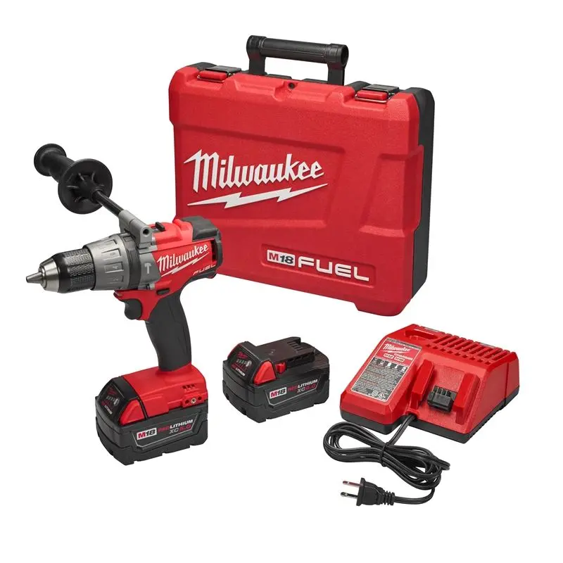 Milwaukee 2704-22 M18 FUEL 1/2" Hammer Drill/Driver Kit