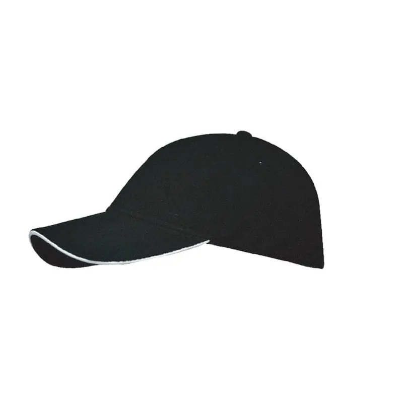 Santhome Nu-Fit Performance Stretch-Fitted Cap - Black / White