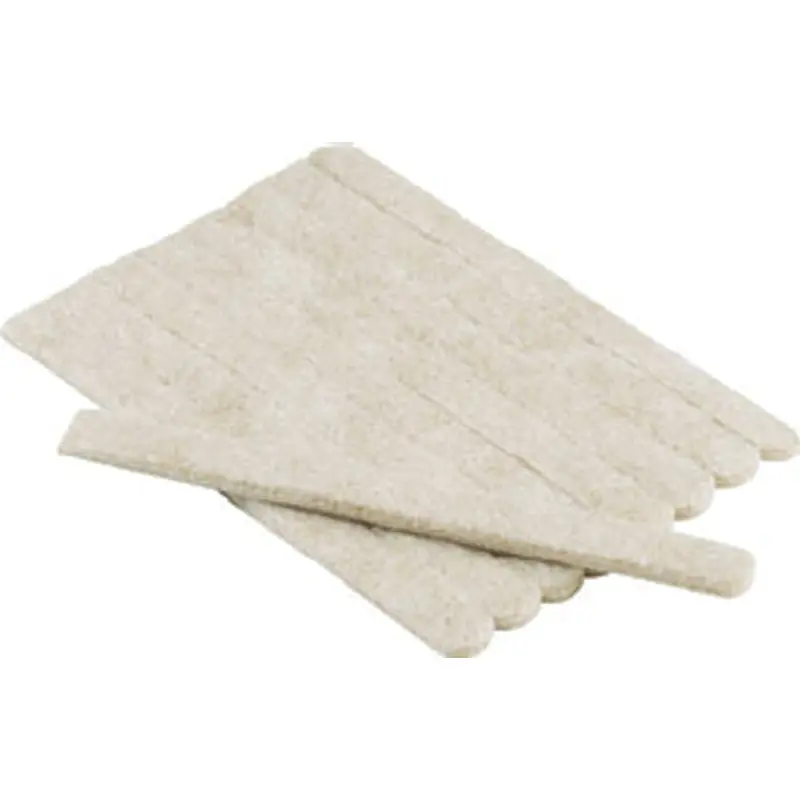Shepherd Hardware 9954 Protective Strip, Felt Cloth, Beige, 6 in L, 1/2 in W, Rectangular