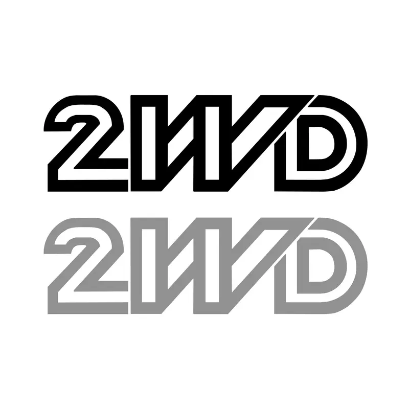 2WD Decal [Vanagon]Black