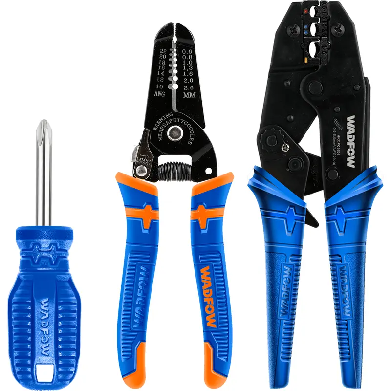WHS1B07 Crimping Pliers Set 7 Pcs