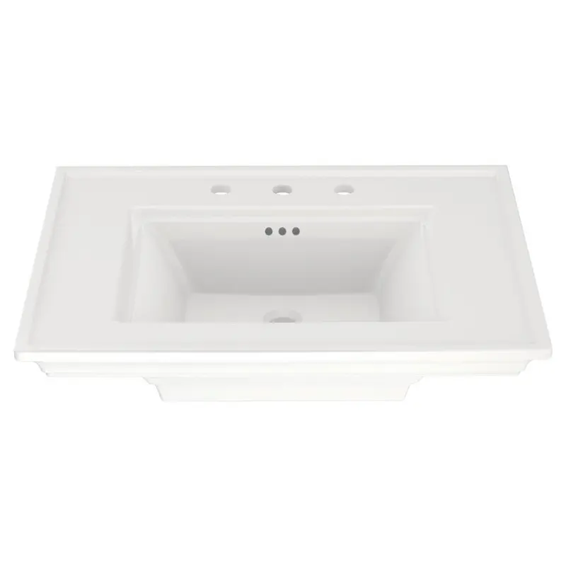 American Standard Town Square S 8 in. Widespread Pedestal Sink Basin in WhiteWhite / 47