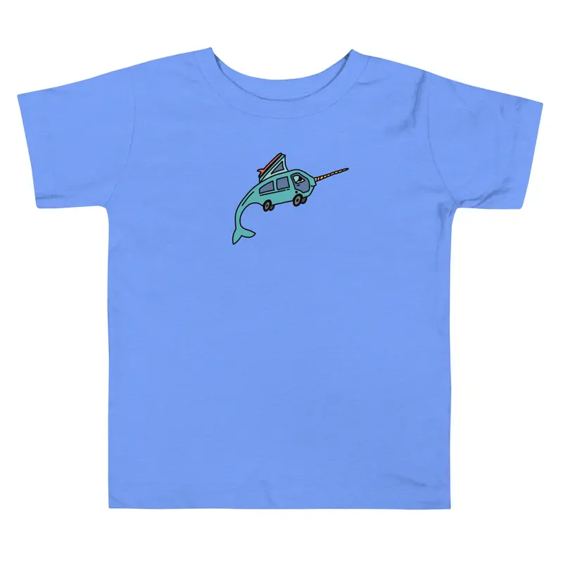 Narwhal Ned Toddler T-ShirtBlack / 2T