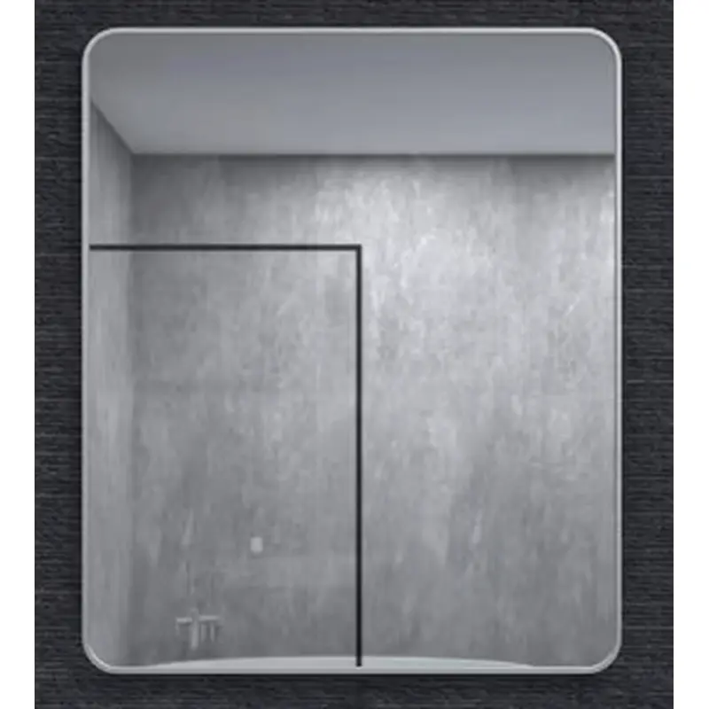30 in. W x 36 in. H Rectangular Framed Wall Bathroom Vanity Mirror in Brushed Nickel
