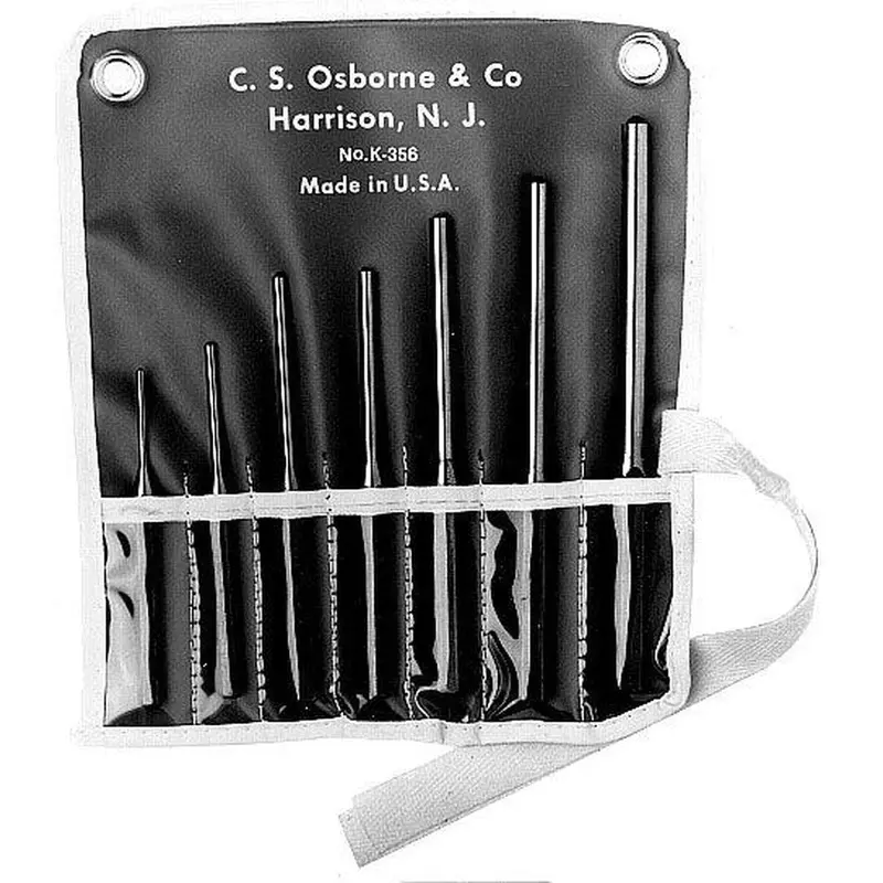 C.S. Osborne Roll Pin Punch Kit