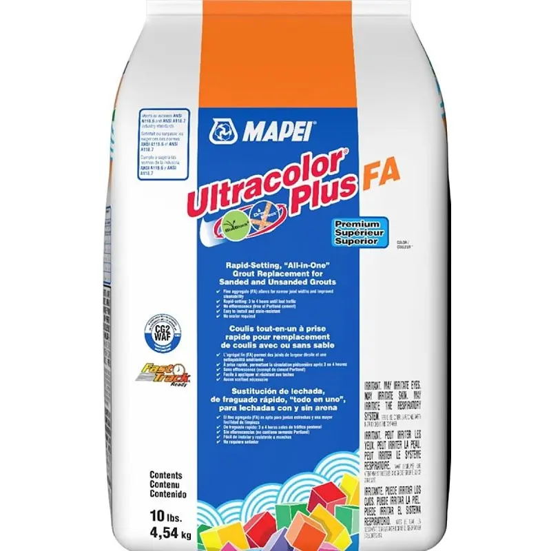 Mapei Ultracolor Plus FA 6BU002705 Floor Grout, Silver, 10 lb Bag