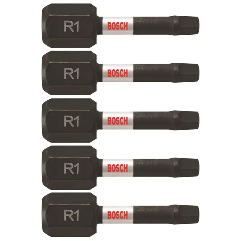 Bosch | ITSQ1105 5 pc. Impact Tough 1 In. Square #1 Insert Bits