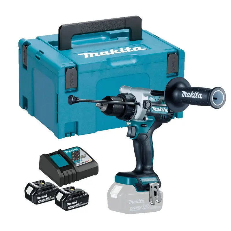 Makita DHP486RTJ 18V LXT Brushless Combi Drill 13MM