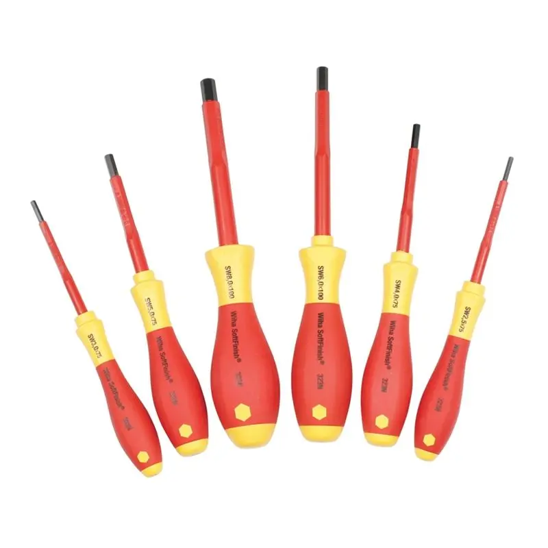 Wiha Insulated Hex Metric Screwdriver 6 Piece Set