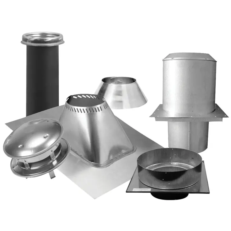 Selkirk 206620 Ceiling Support Kit, Flat, Stainless Steel, For: Model SSII
