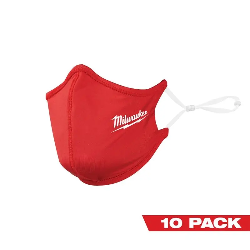 Milwaukee 48-73-4229 10PK RED 2 LAYER FACE MASK