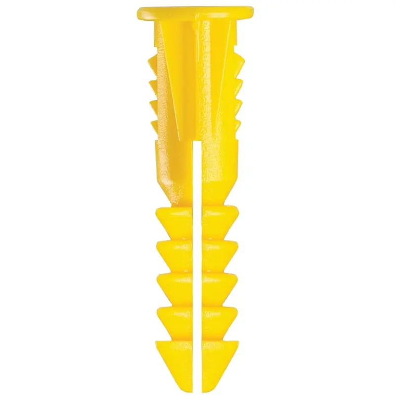 COBRA ANCHORS 185S Screw Anchor, #4-6 Thread, 7/8 in L, Polyethylene, 75 lb