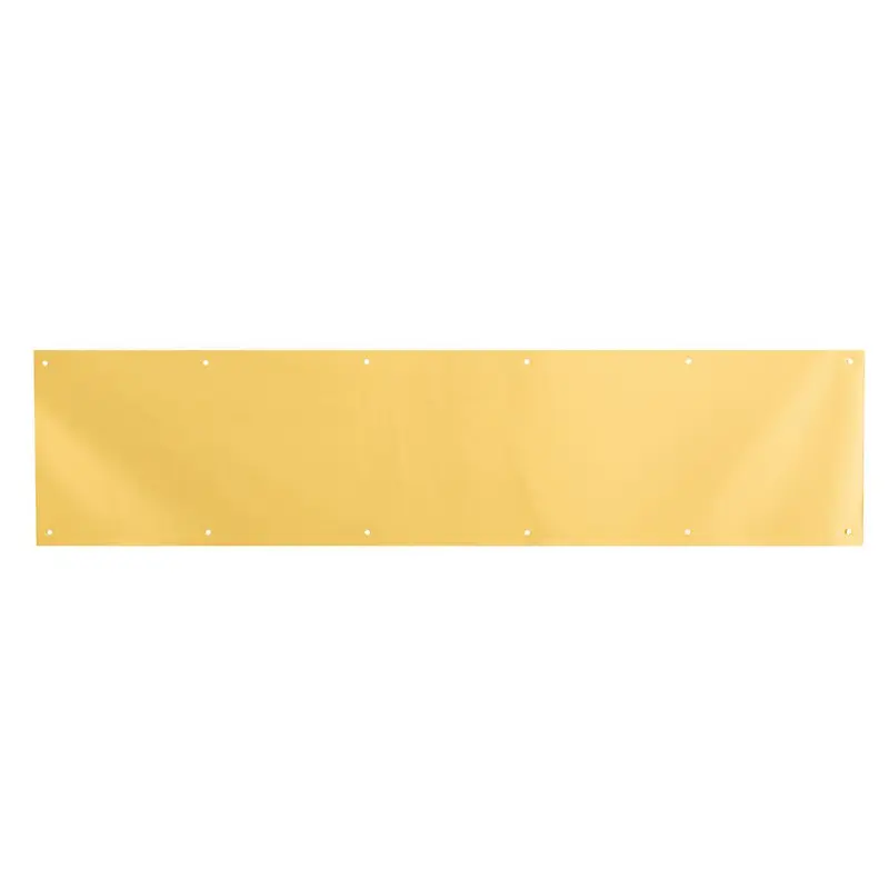 8 in. x 34 in. Brass, Polished, Door Kick Plate