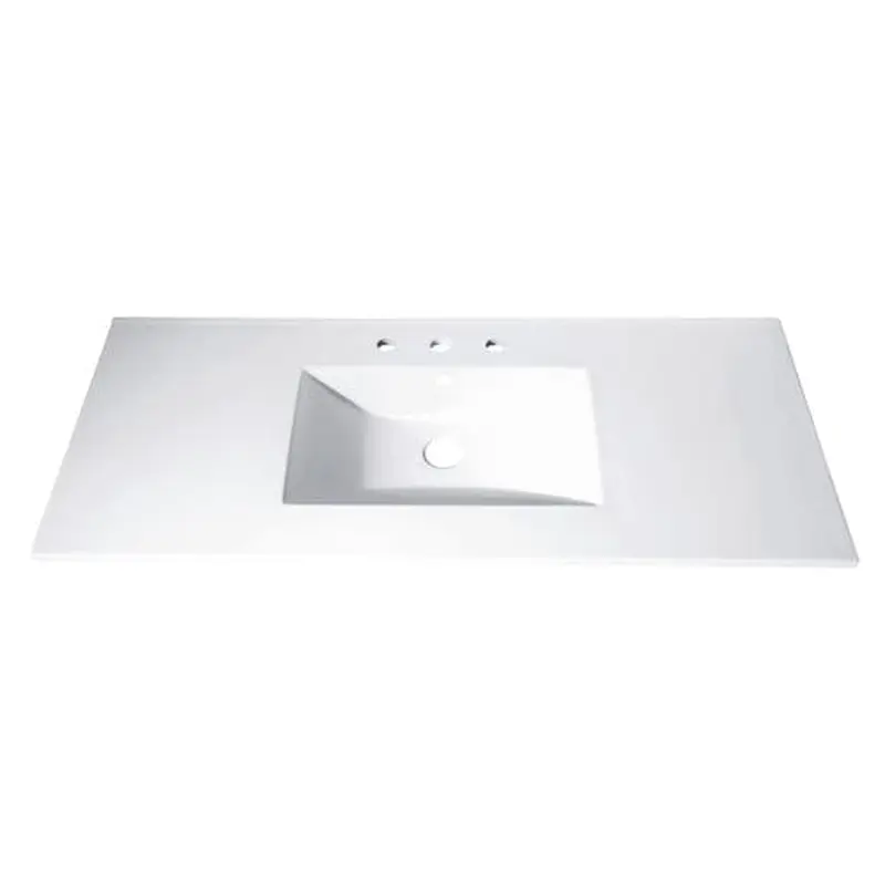 Avanity Loft 49-in White Vitreous China Bathroom Vanity Top