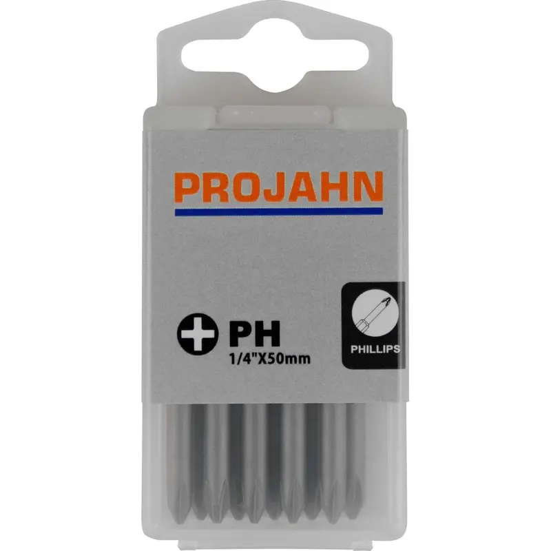 PROJAHN 1/4" Phillips PH3 50 mm 10pcs Box | 2803-10