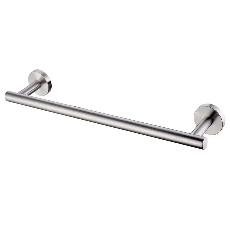 24 in. Wall mount Towel Bar in Stainless Steel Brushed Silver24 / Brushed Nickel / 1