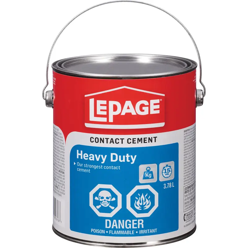 LEPAGE 2994433 Heavy Duty Contact Cement - 3.78L