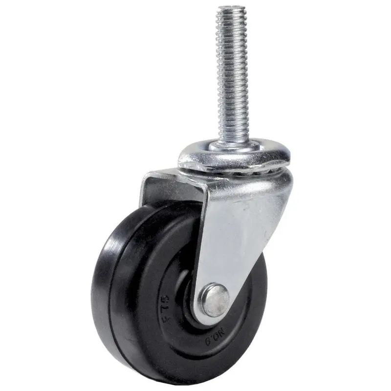 2 in. Black and Zinc Caster with 88.2 lbs. Load Rating0.3610 / each
