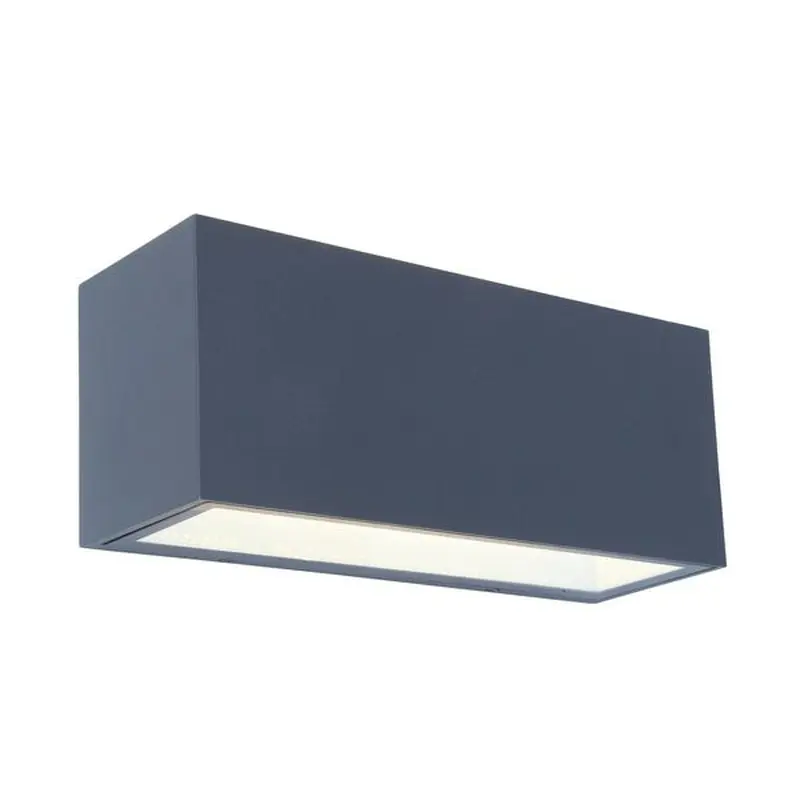 Lutec gemini wall washer gray 4000k 42w ip54 | LUT00157
