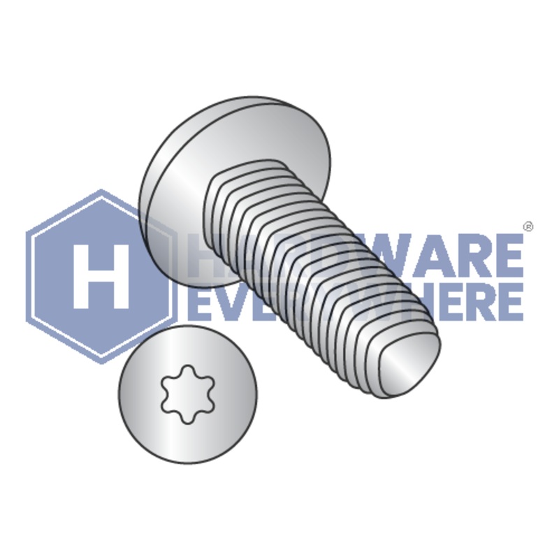 4-40 X 1/4 Thread Forming Screws / Torx / Pan Head / 18-8 Stainless / Plain / Taptite Alternate