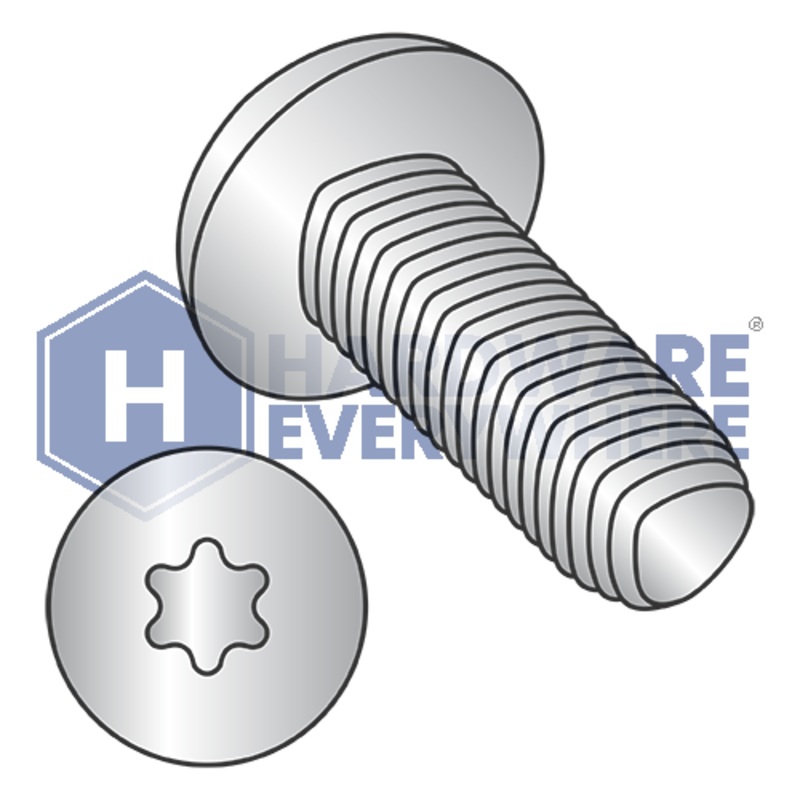 6-32 X 1/4 Thread Forming Screws / Torx / Pan Head / 410 Stainless / Plain / Taptite Alternate