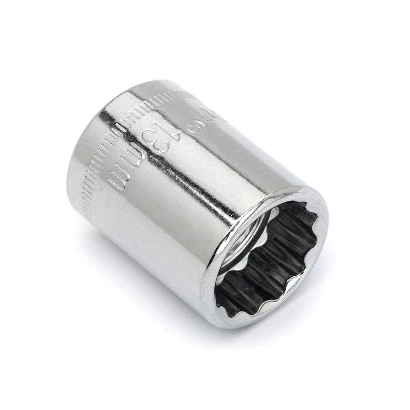 CRESCENT CDS43N Socket, System of Measurement: Metric, Standard Length, 13 mm Socket, 3/8 in Drive, 12-Point