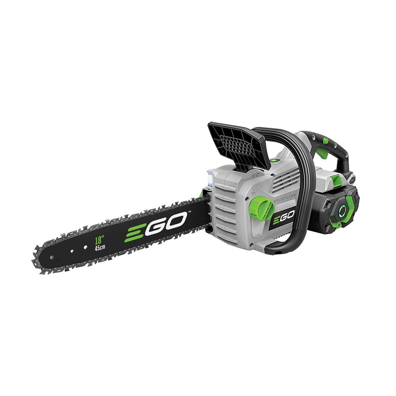 EGO CS1804 Chain Saw, Tool/Kit: Tool, 18 in L Bar, 56 V, Lithium-Ion Battery, 5 Ah