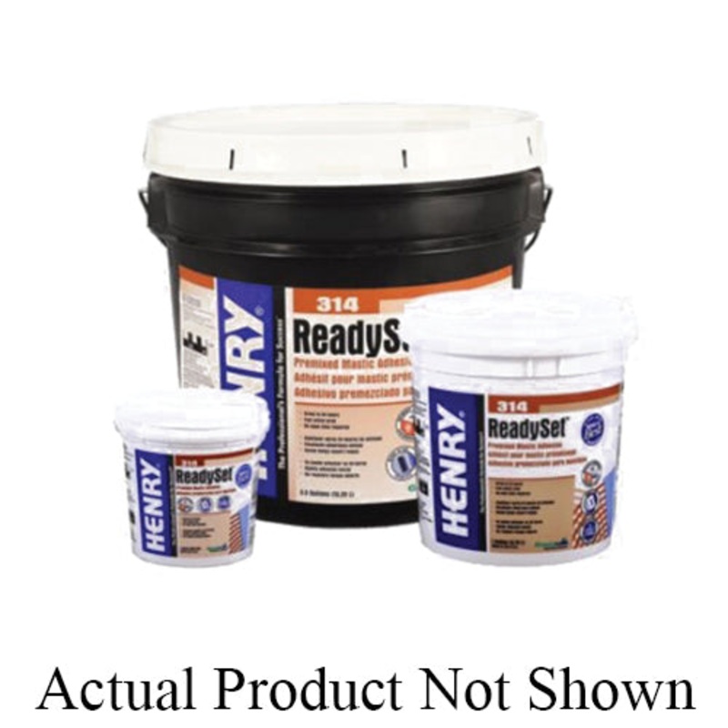HENRY 314 READYSET 12256 Premixed Mastic Adhesive, Paste, Off-White, 1 gal